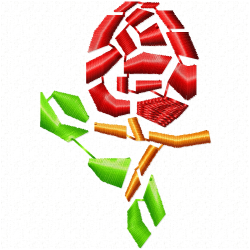 Mosaic Tiles Embroidery Design 6